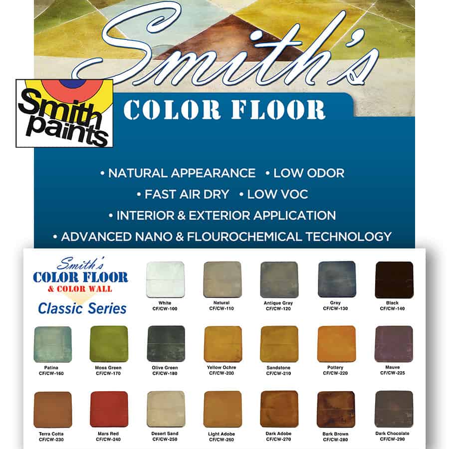Smith Concrete Stain Color Chart