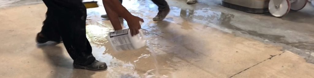 soft concrete floor polishing
