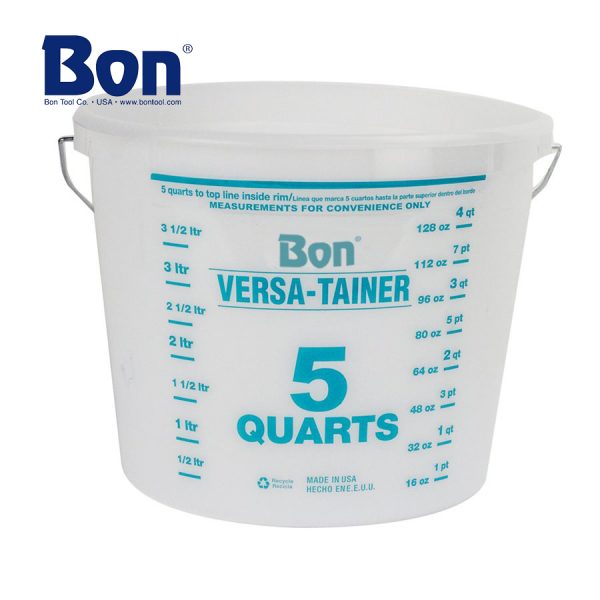 Bon 34-168 Mix Container - Clear - 5 Quart