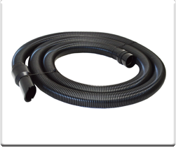 Hose 10' x 1.5" Friction Fit w/ Straight & Angled Cuff for HEPAPro Vacs